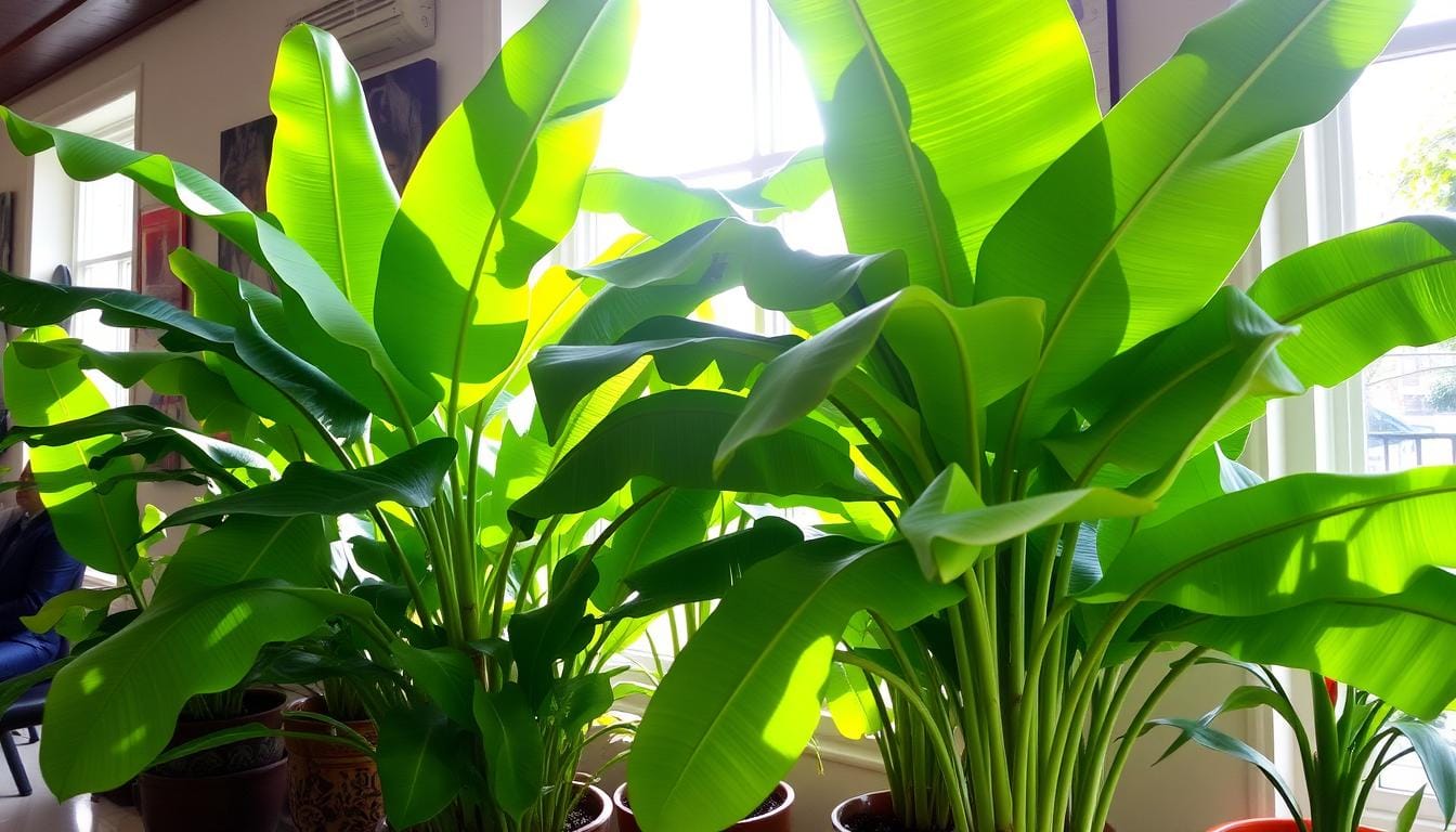 banana plant indoor