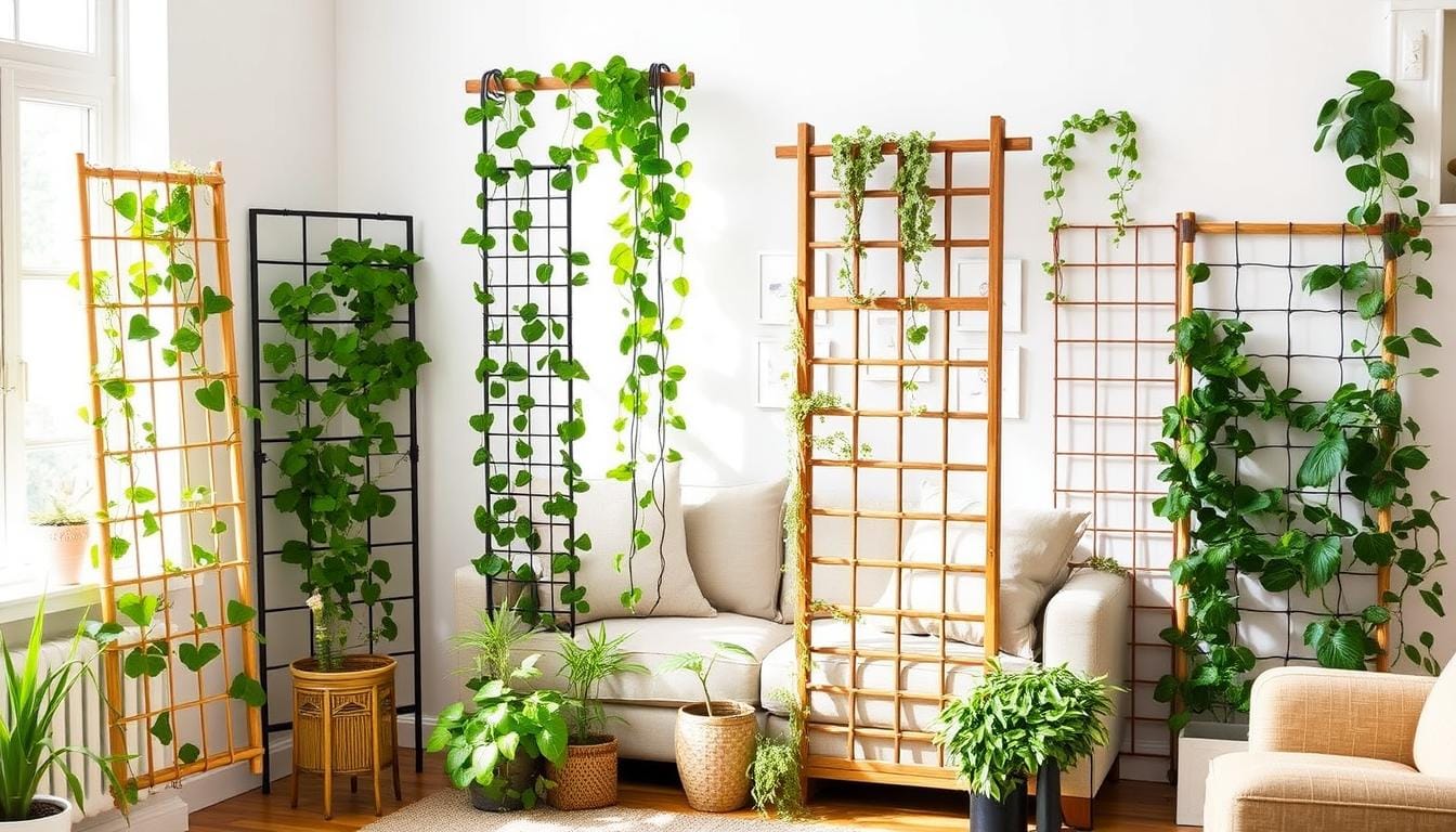 indoor plant trellis