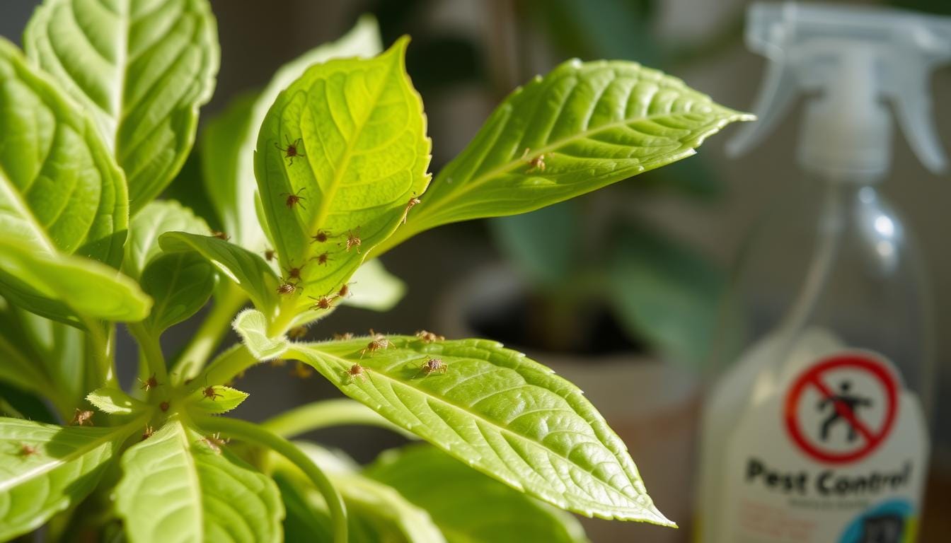 spider mites on indoor plants