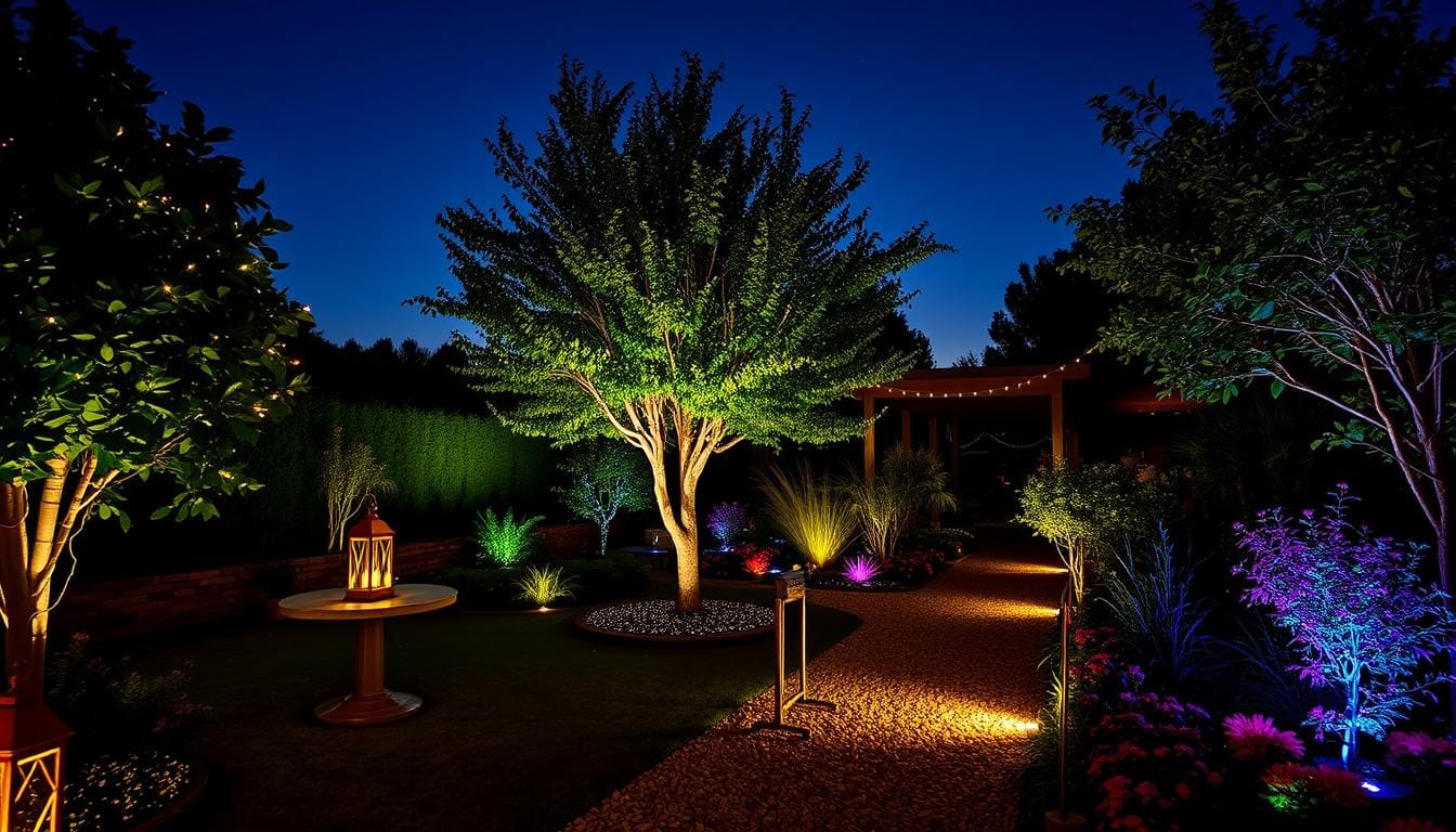 outdoor garden lighting