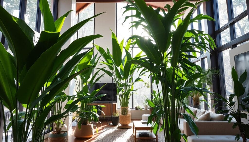 large houseplants benefits