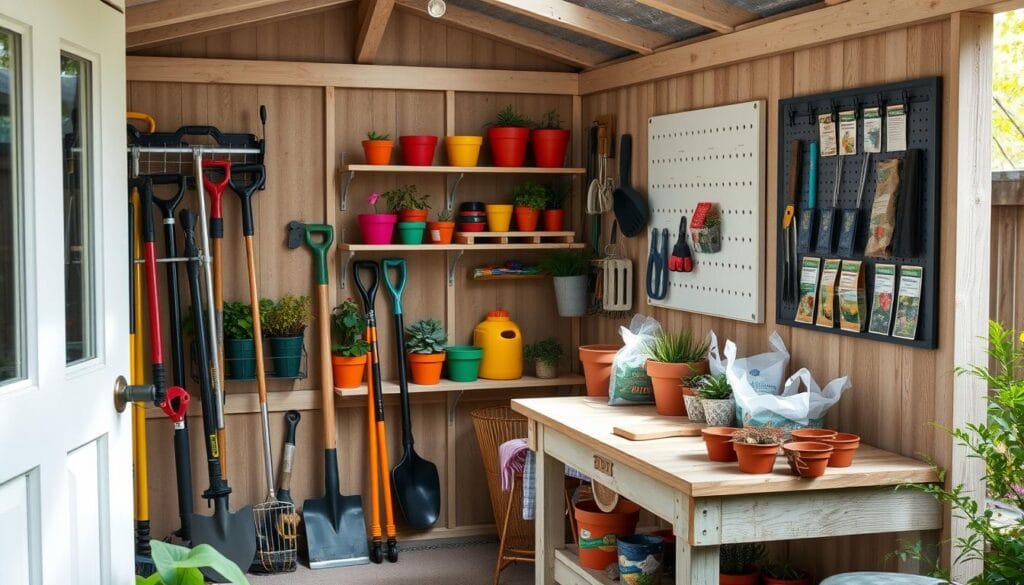 organizing shed