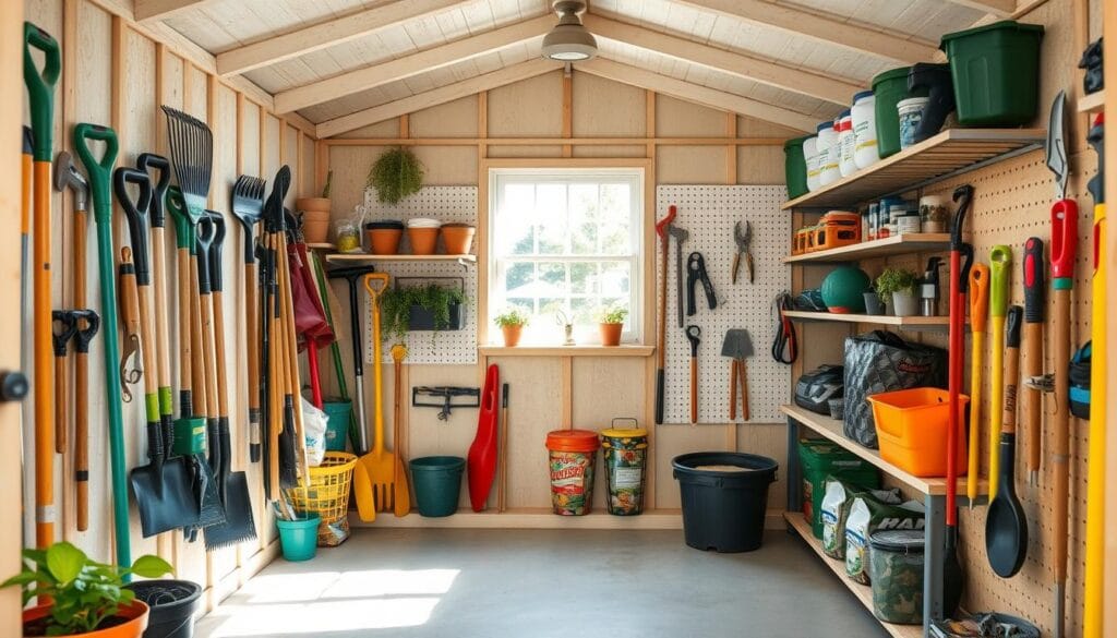 shed organization system