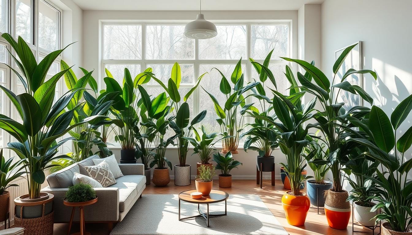 tall indoor plants