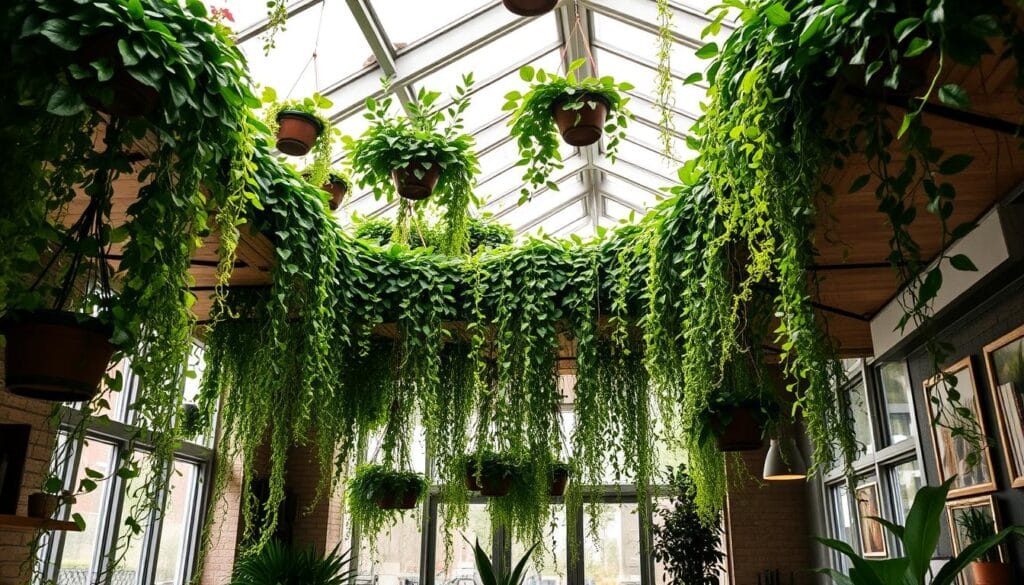 trailing vines indoors