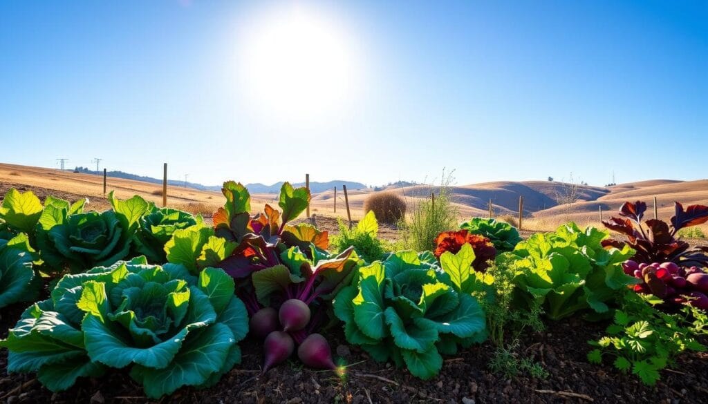 vegetable gardening winter california