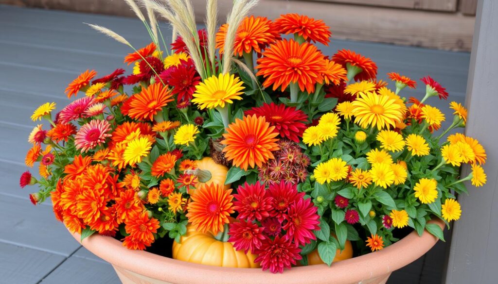 Autumn container garden