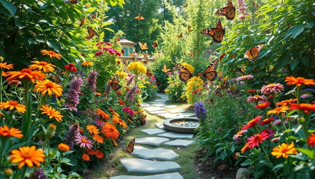 Butterfly garden design