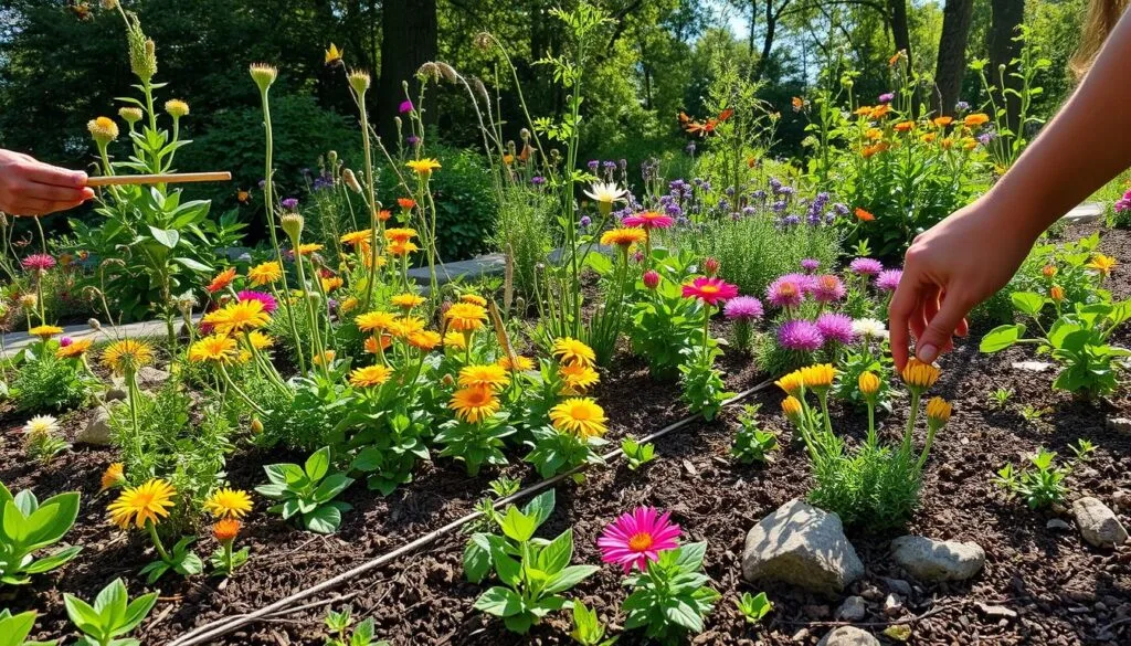 Native garden maintenance