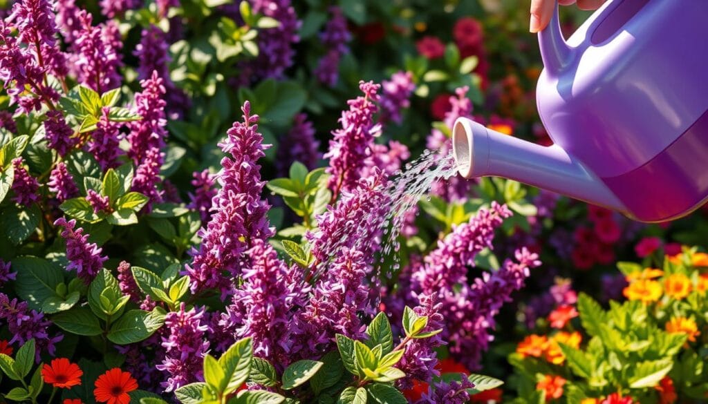 Watering Mexican Heather Plant