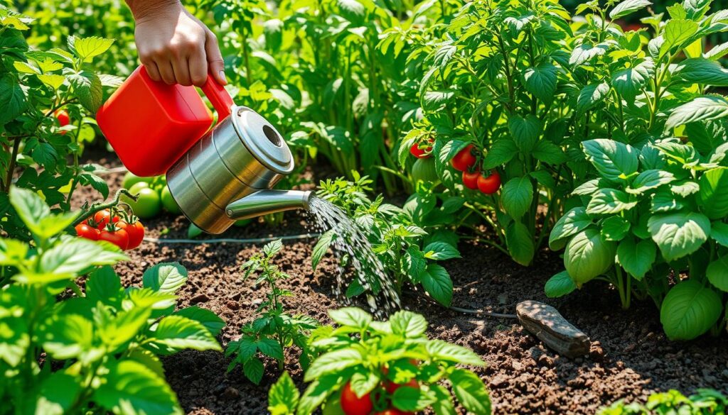 Watering Plants