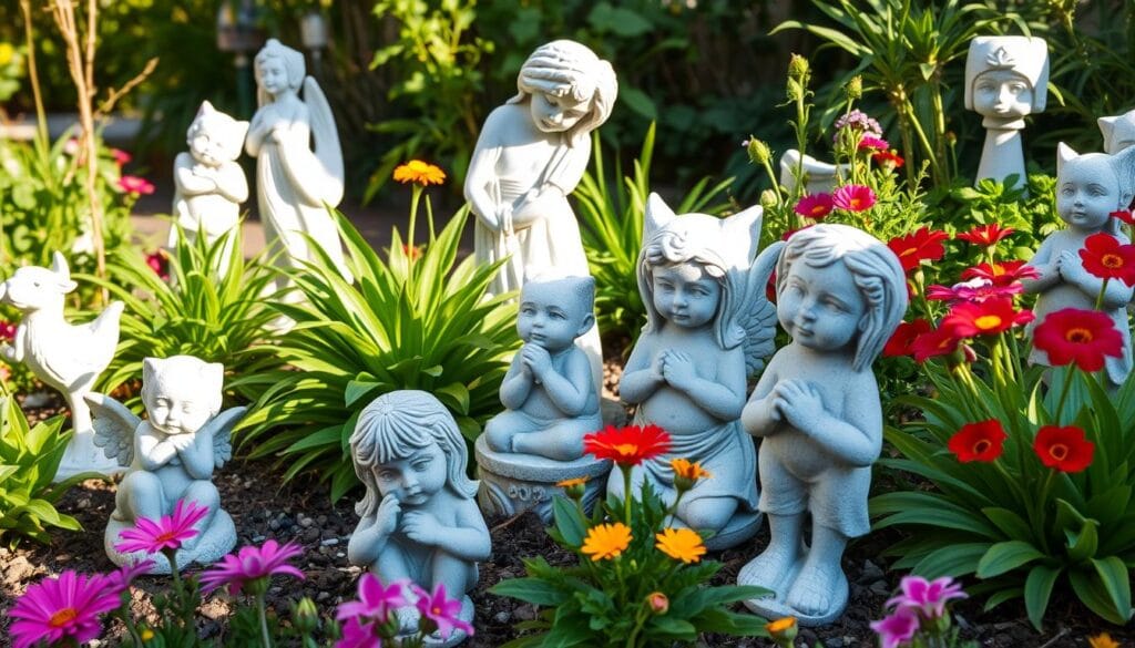 cement garden figurines