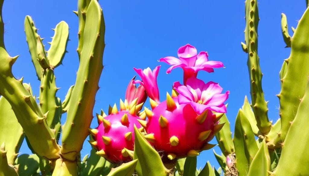 dragon fruit cactus plant