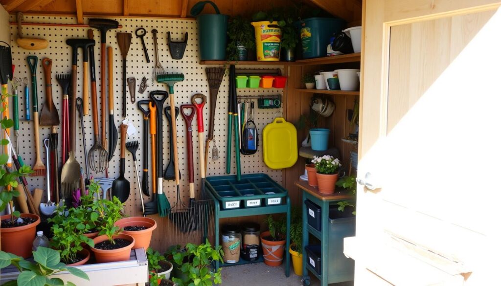 garden tool organization