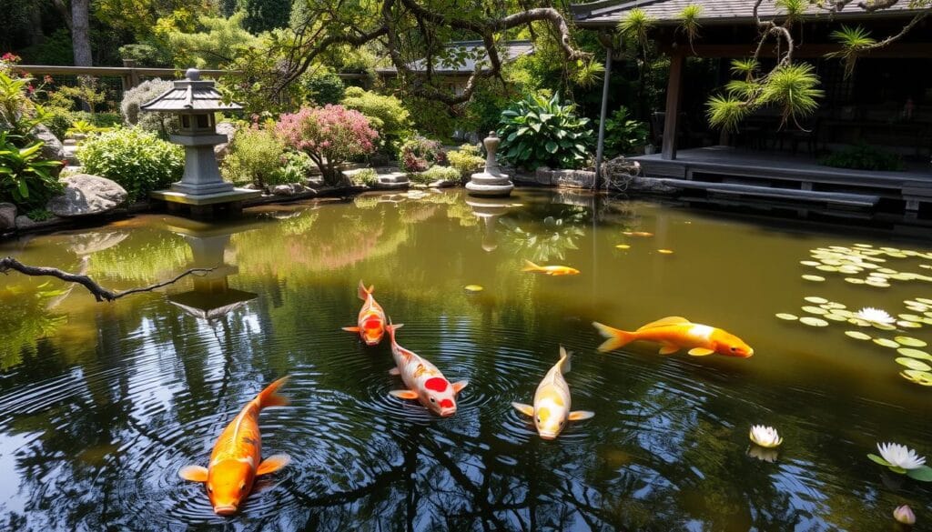 koi pond