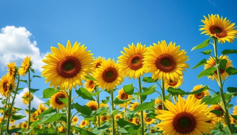 long yellow garden flowers