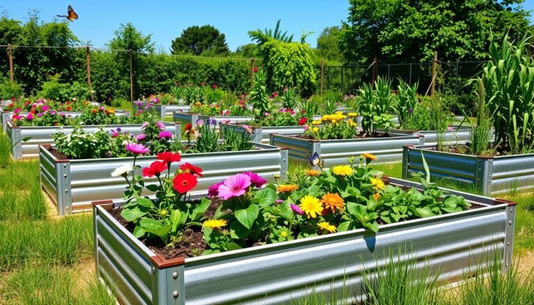 metal raised garden beds