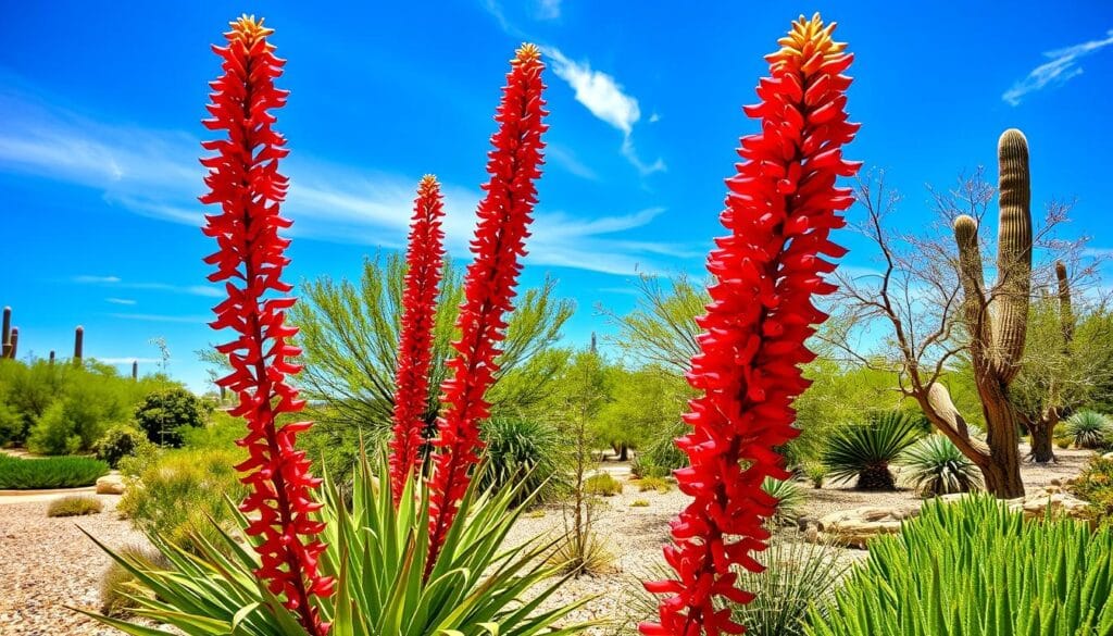 red yucca plant