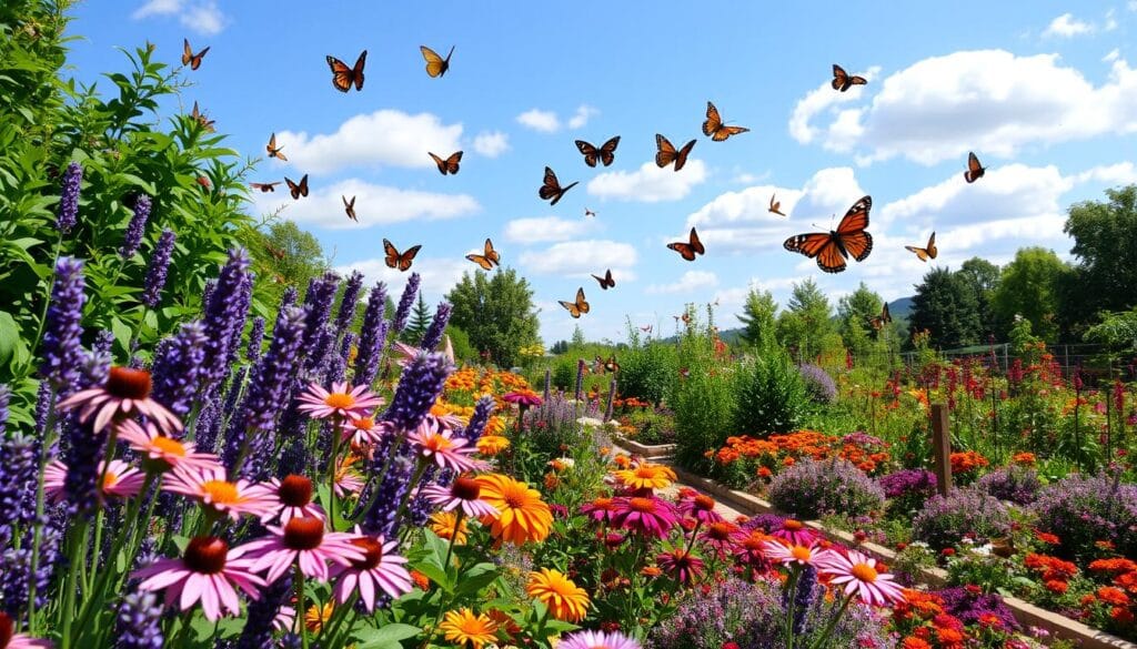 seasonal butterfly garden