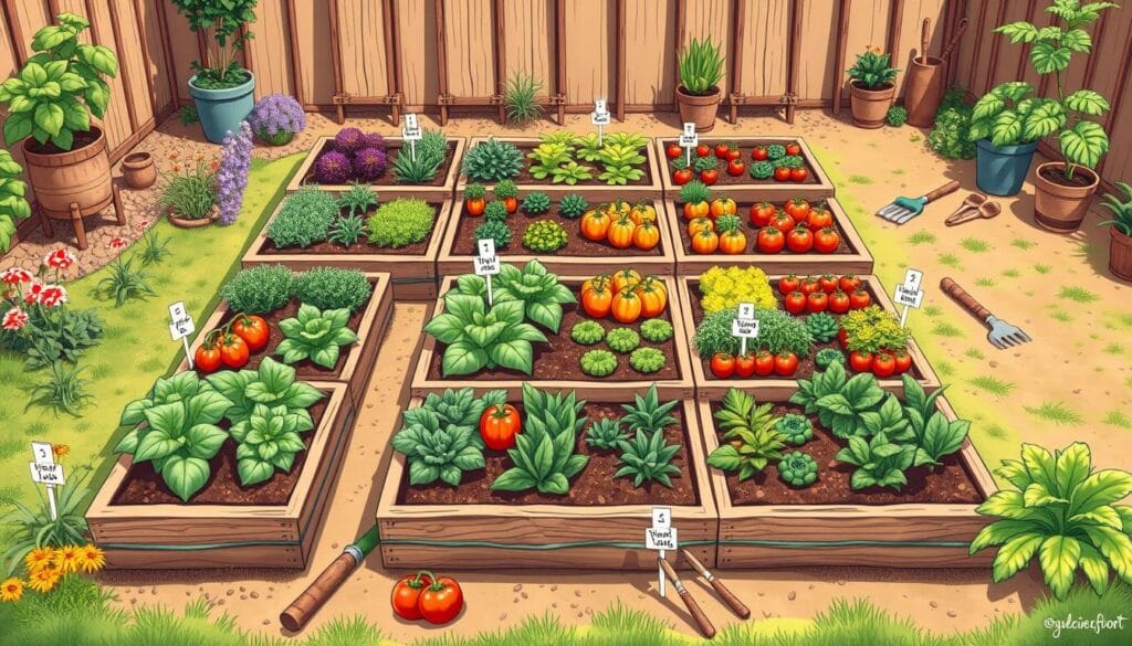 square foot gardening planner