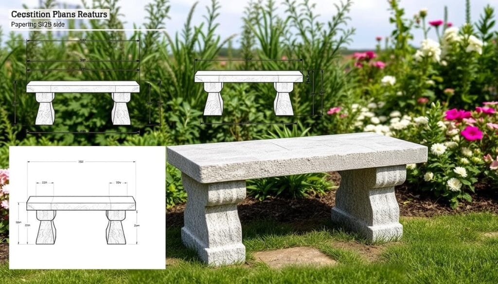 stone bench plans