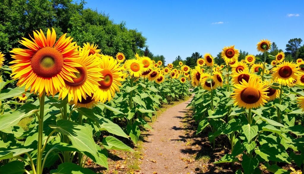 sunflower garden