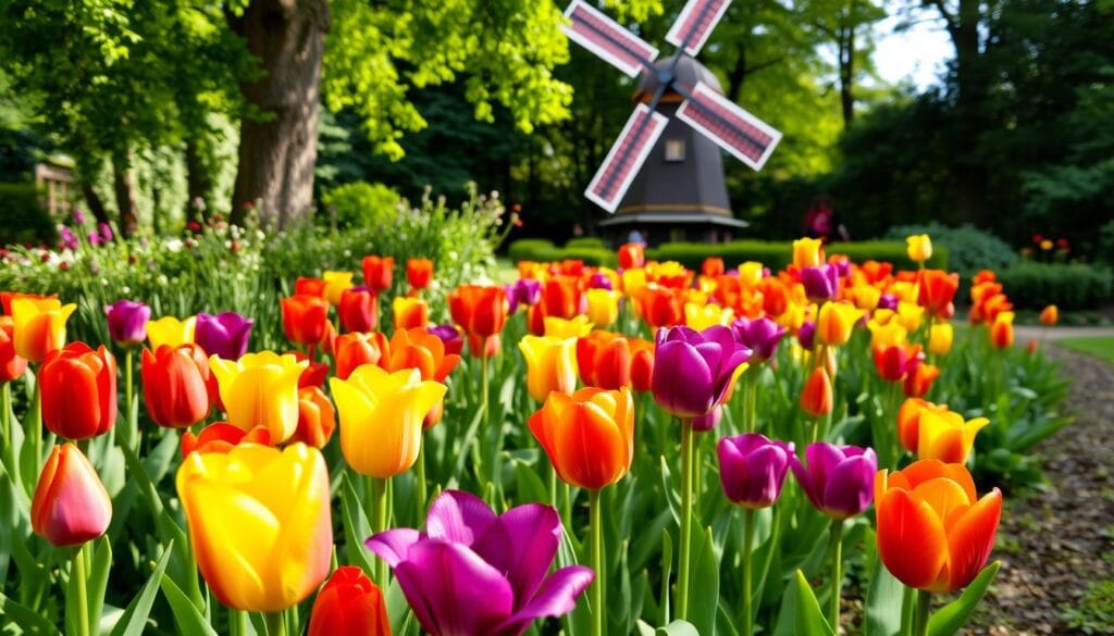 tulips in queen wilhelmina garden